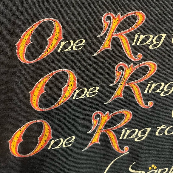 vintage lord of the rings film crew verses tee 🔥 💍 - Picture 5 of 11